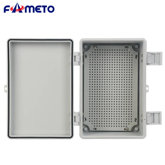 Outdoor Photovoltaic Waterproof Distribution Box 300*200*180mm IP66 Ik08 CE Wall-Mounted Plastic Housing