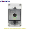 Plastic Waterproof Button Switch Box 1p IP67 ABS Material Emergency Stop Button 440V 10A Customizable