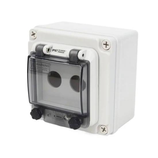 Double Hole IP67 Waterproof Outdoor Emergency Push Button Switch W Junction Box