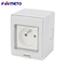 French Wall Socket an Outdoor Waterproof and Dustproof Power Outlet IP55 16A