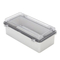 Rectangular Waterproof Junction Box 200*100*70mm ABS IP66 Transparent Cover 7.9*4*2.8inch