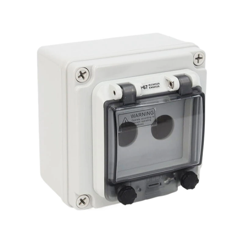 IP67 Waterproof Outdoor Emergency Push Button Switch W Junction Box Stop Button Control Box