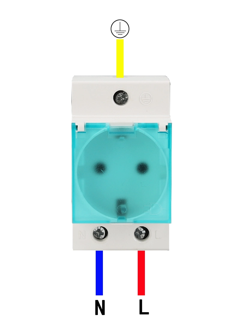 Italy Sockets 10-16A DIN Rail Receptacle
