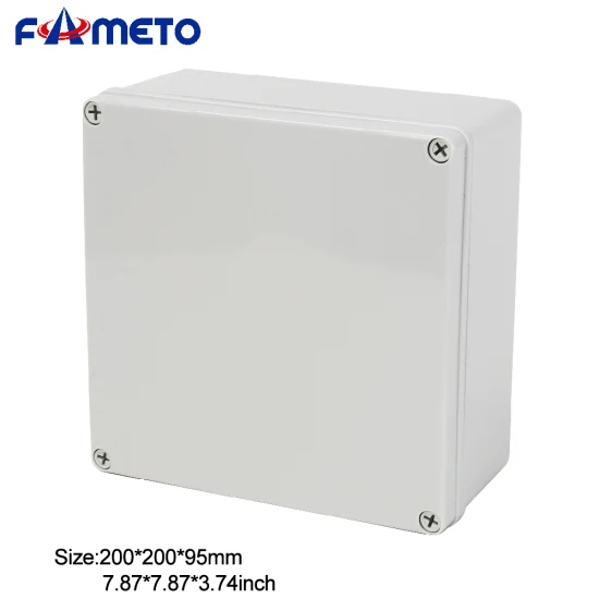 Battery Plastic Housing 200*200*95mm Electrical Terminal Distribution Box Factory Direct Sales