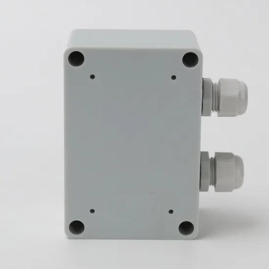 2 Holes on One Side 100*68*50mm Tb1508 400V 15A Outdoor ABS Plastic Waterproof Junction Box