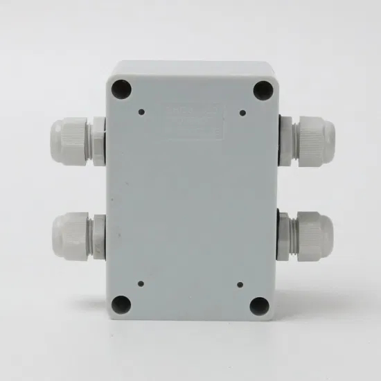 Power Supply Safety Wiring Box Two in and Two out 100*68*50mm ABS Plastic Is Waterproof
