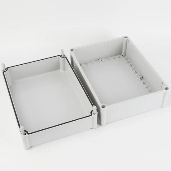 Outdoor Waterproof Case 380X280X180mm ABS Material Gray Shell Plastic Distribution Box