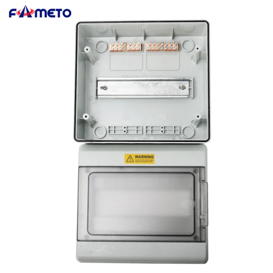 at-9 Photovoltaic Plastic Distribution Box PC Fireproof, Waterproof Insulation IP67 Protection Can Provide Supporting Installation