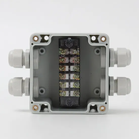 Square Waterproof Junction Box 83*81*56mm Tb1506 15A 400A 6way Terminal Blocks Factory Wholesale